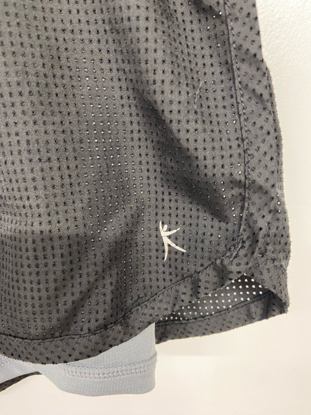 Danskin Now Black and Gray Semi-fitted Athletic Shorts Size Small - Picture 3 of 10